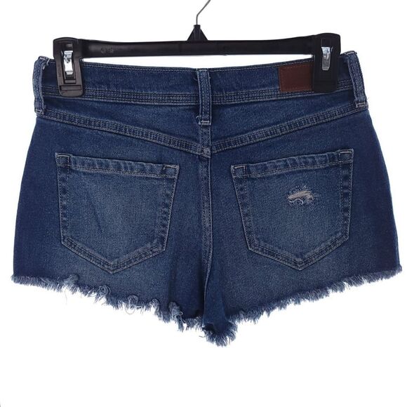 Hollister High Rise Vintage Stretch Floral Shorts Juniors Size 3 W26 - Picture 4 of 8